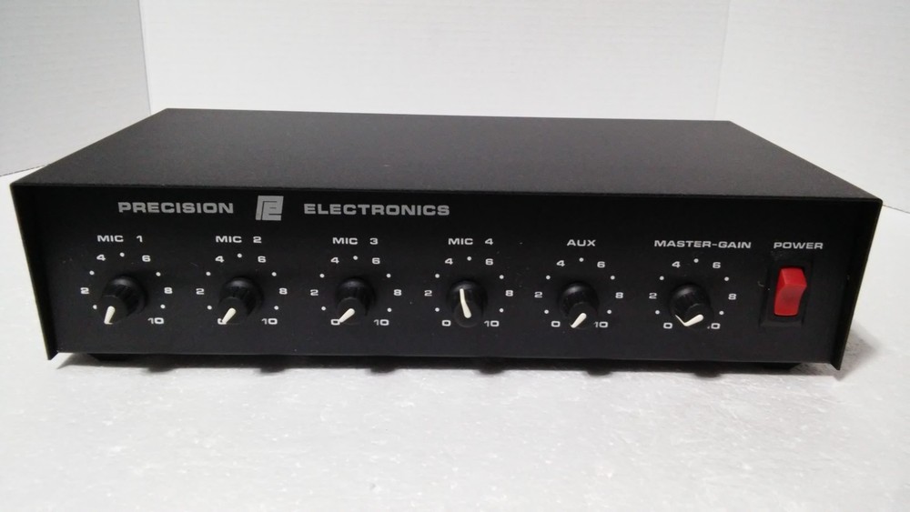 Precision Electronics Inc Preamplifier Mixer Model ST 4 Unit.