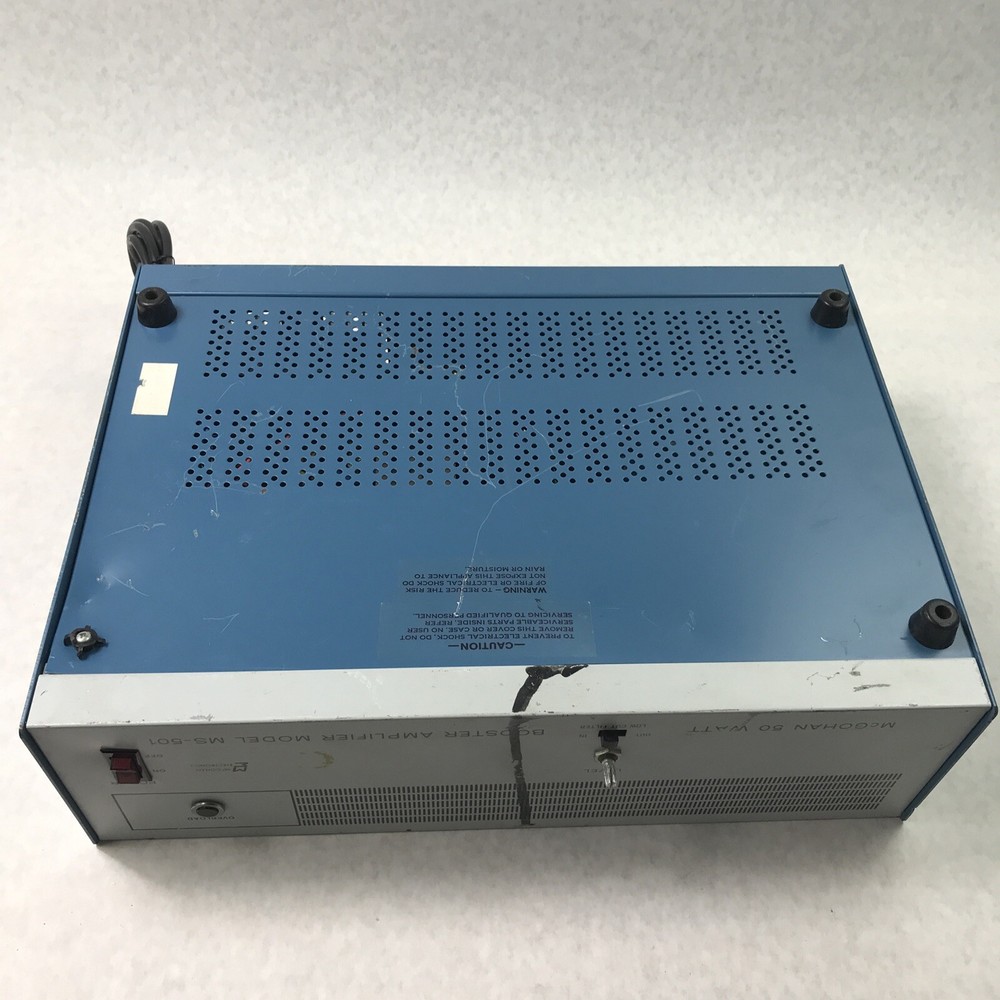 McGohan Electronics MS-501 Booster Amplifier 50 Watts