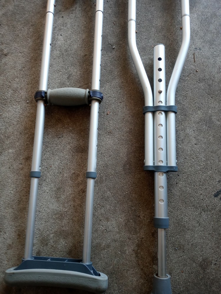 aluminum crutches