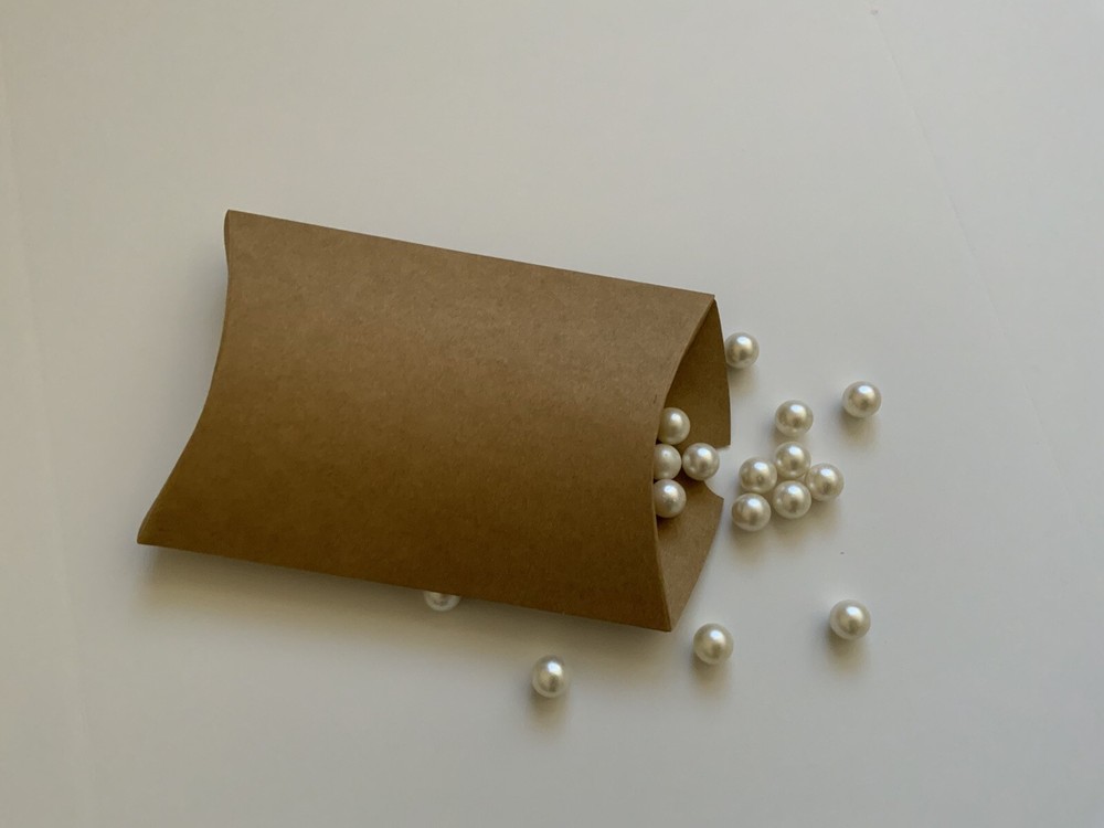 Kraft Pillow Gift Boxes - Perfect for Any Occasion