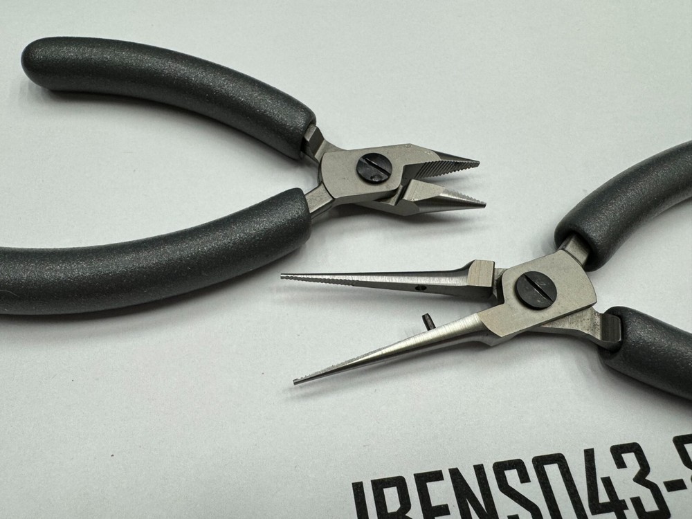 Snap-on Tools DARK TITANIUM 2pc Soft Needle & Snipe Nose Precision Pliers Set