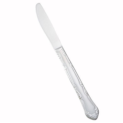 Winco ELEGANCE Dinner Knife Flatware Set of 12 18/0 Stainless Steel
