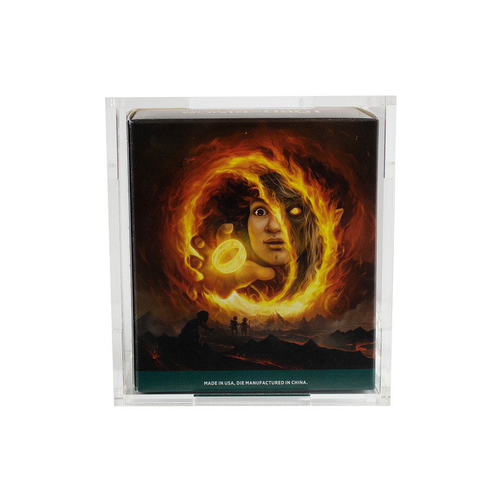 Acrylic display case for MTG LOTR pre-release box