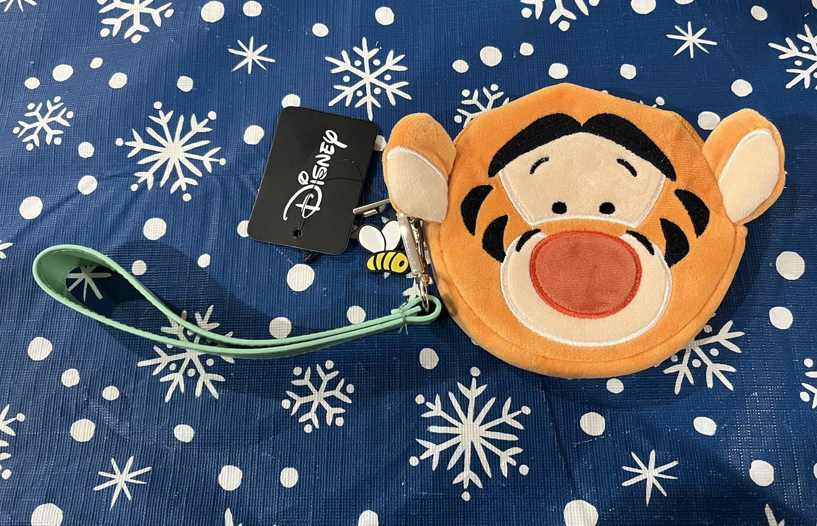 Disney Fuzzy Tigger Coin Purse Wristlet