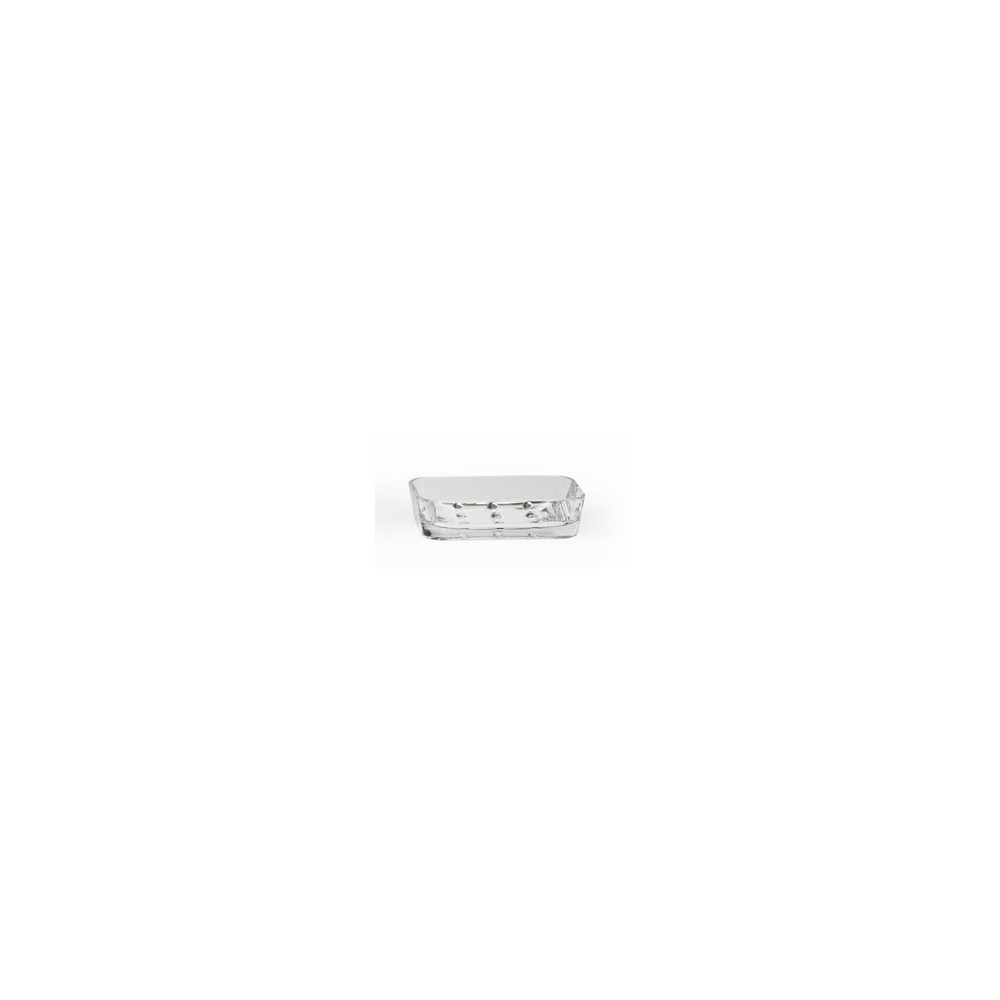 Moda At Home 101080 Optiks Bathroom Soap Dish, Clear Acrylic - Quantity 6
