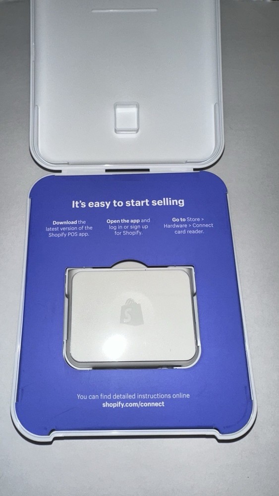 Shopify Chip & Swipe Card Reader –Wireless Credit Card Reader –Open Box Complete