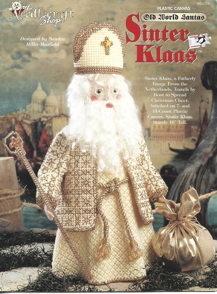 Sinter Klaas -  Plastic Canvas Instruction Booklet
