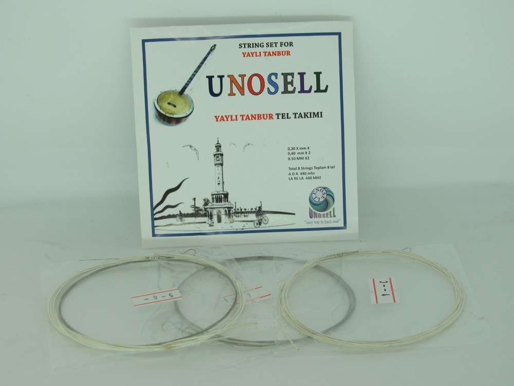 Strings Set For Turkish String Instrument Yayli Tanbur