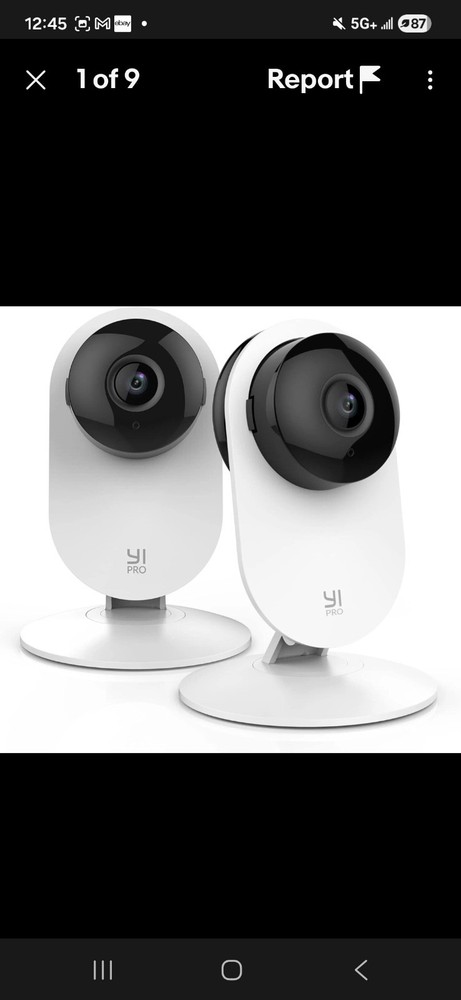 YI Pro 2pc Home Camera 2K Wireless IP Security Surveillance System Night Vision