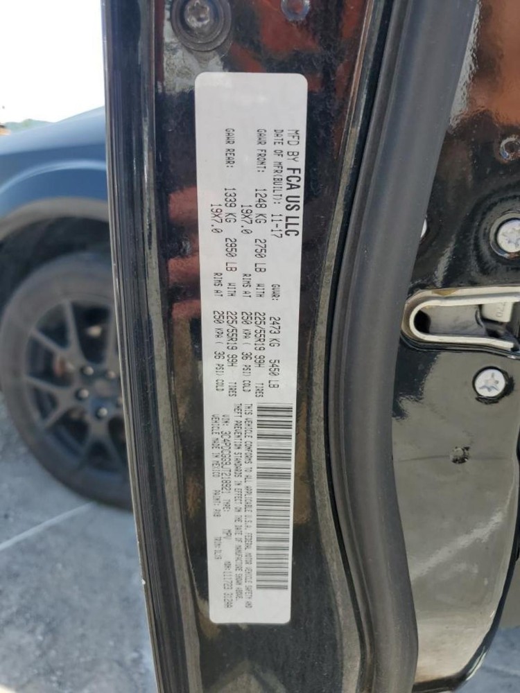 2017-2020 DODGE JOURNEY RF Strut front, Right