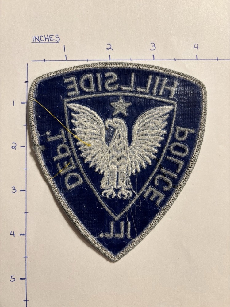 HILLSIDE, Illinois Police Department Patch