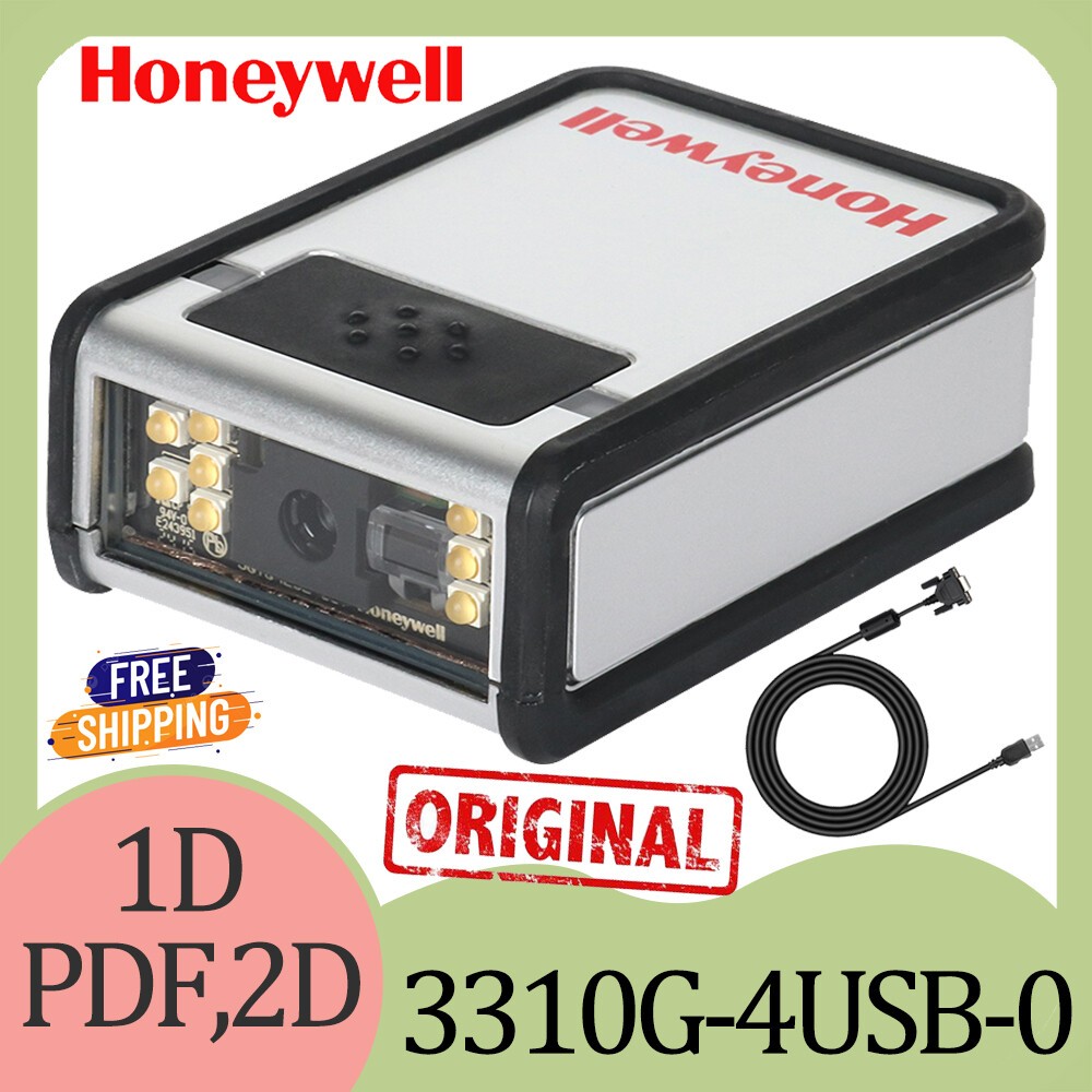 Honeywell 1D/2D Barcode Scanner Reader LED 3310G-4-INT USB Cable Fixed Handsfree