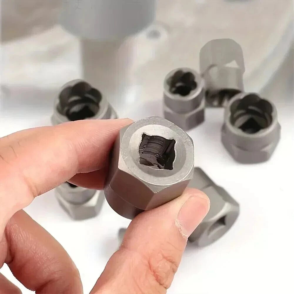 14PCS Impact Bolt Extractor Set Nut Remover Stripped Extraction Socket Tools