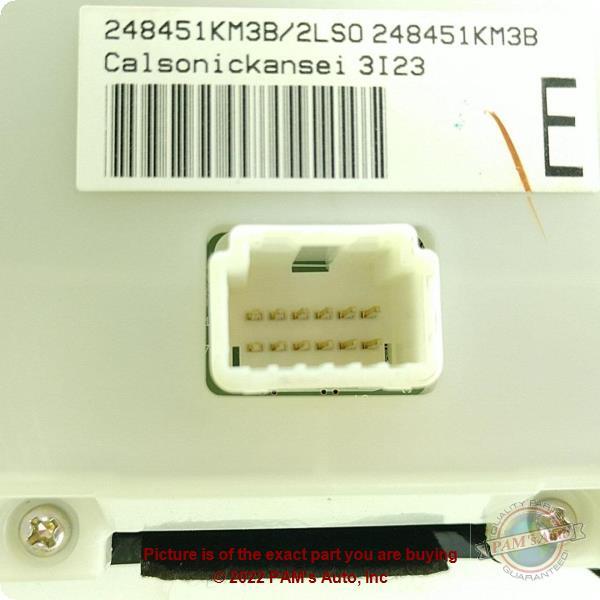 Used A/C Selector Switch fits: 2014 Nissan Juke automatic temperature control AT