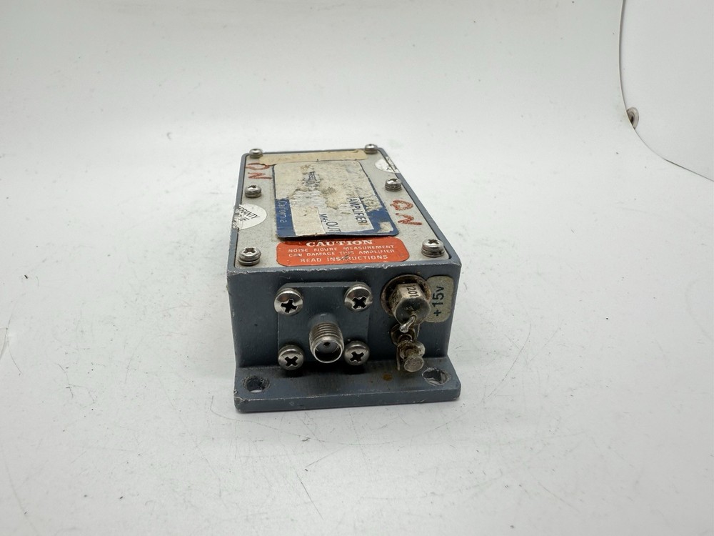 Avantek Solid State Amplifier, 500–1000 MHz,+15V