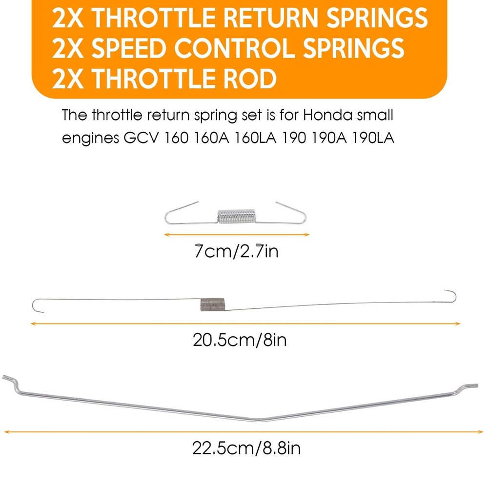 Throttle Return Springs 36 Pack Assortment Linkage Kit for Speed Control Use NEW