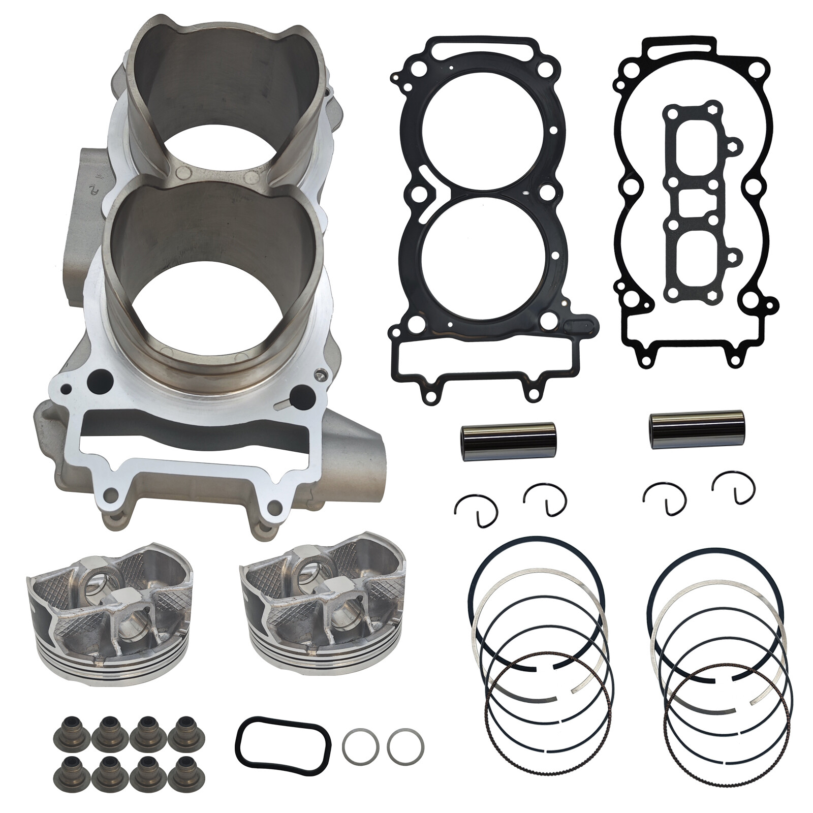 For Polaris 1000 Cylinder Piston Top End Gasket Rebuild Kit RZR XP1000 XP 93mm