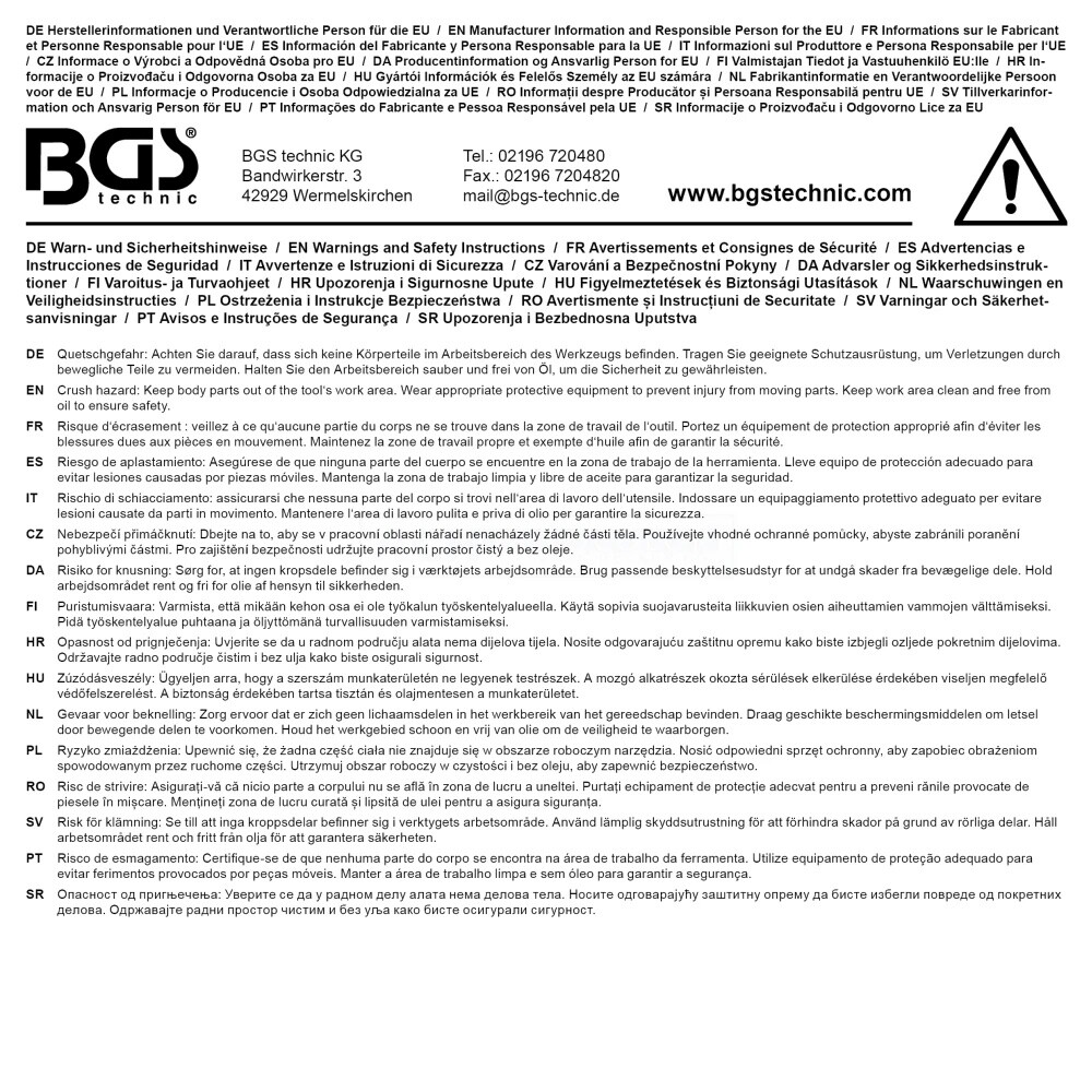 BGS Spring Tensioner | For Upside-Down Forks - 1174