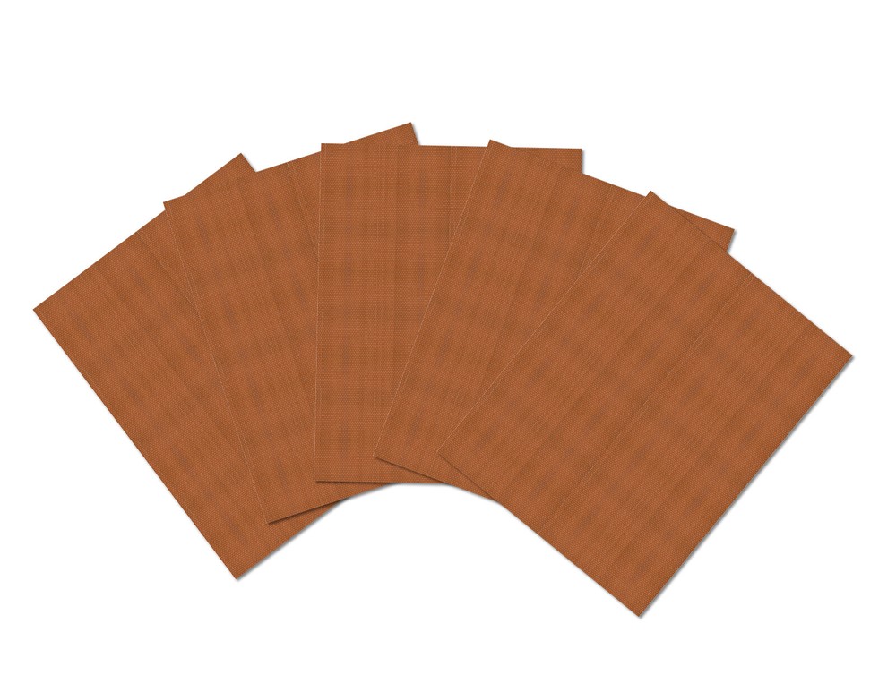 HO Scale Brick Model Train Scenery Sheets –5 Seamless 8.5x11 Dark Red