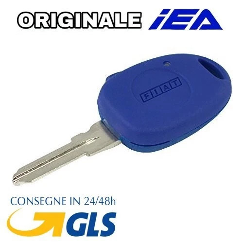 Fiat Multipla Blue Key Shell 1 Button Remote Control Body With Virgin Blade