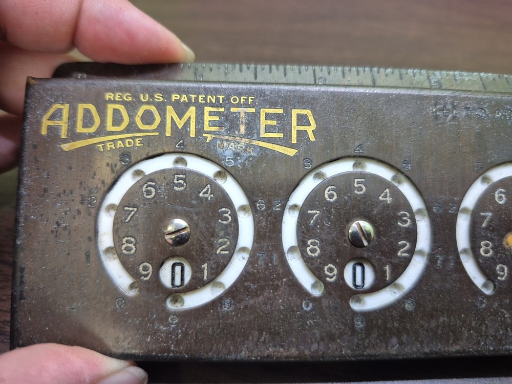 Vintage Addometer Read