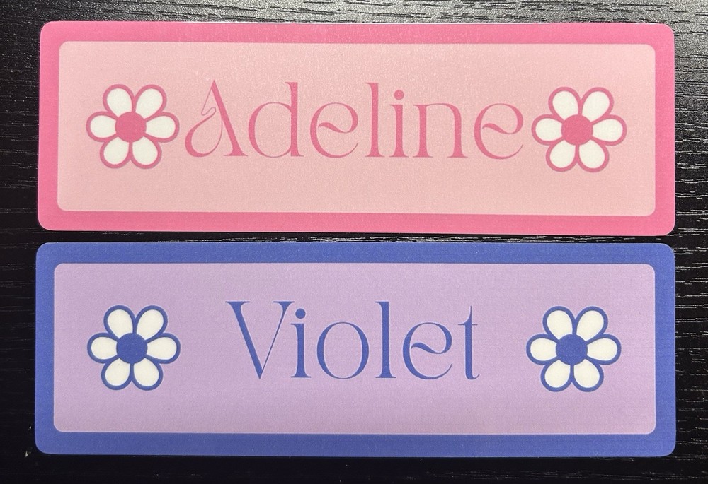 Personalized Pastel Bookmark/Custom Name Reader Gift/Elegant Font/Soft Aesthetic