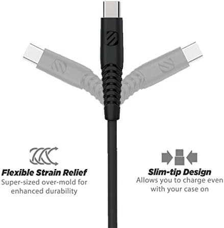 10-foot USB Type-C cable for charging and syncing