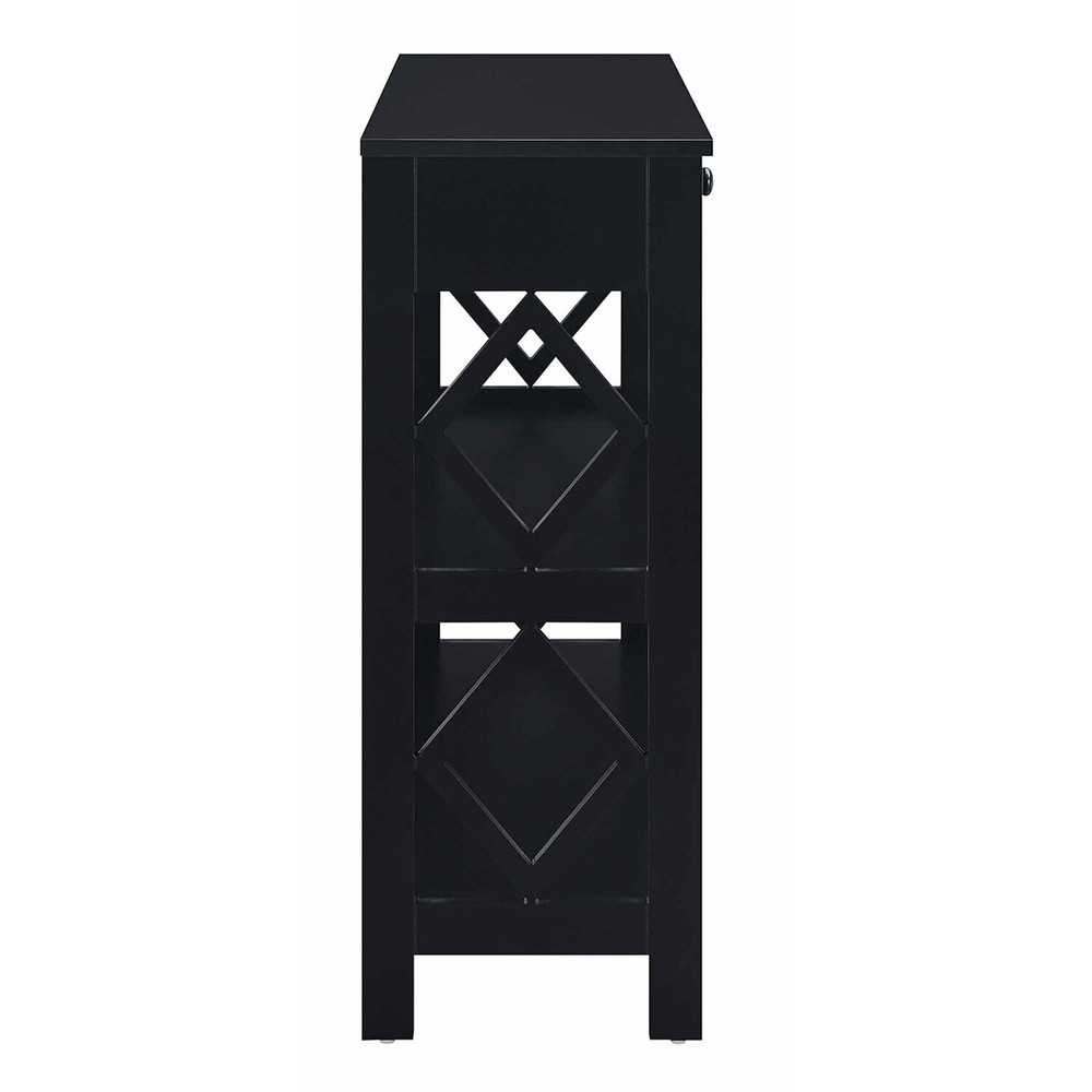 Convenience Concepts Diamond 1 Drawer Console Table