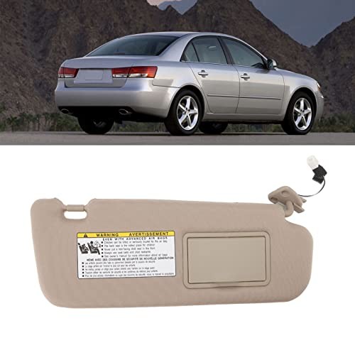 Classic Car Sun Visor Assembly with Makeup Mirror - Replacement for Right