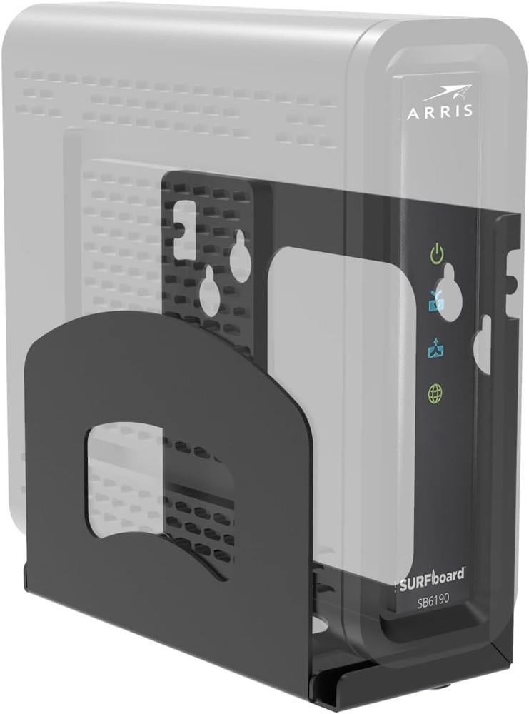 Cable Box Mount and Adjustable Wall Mount for Small Wide Devices, like Streaming