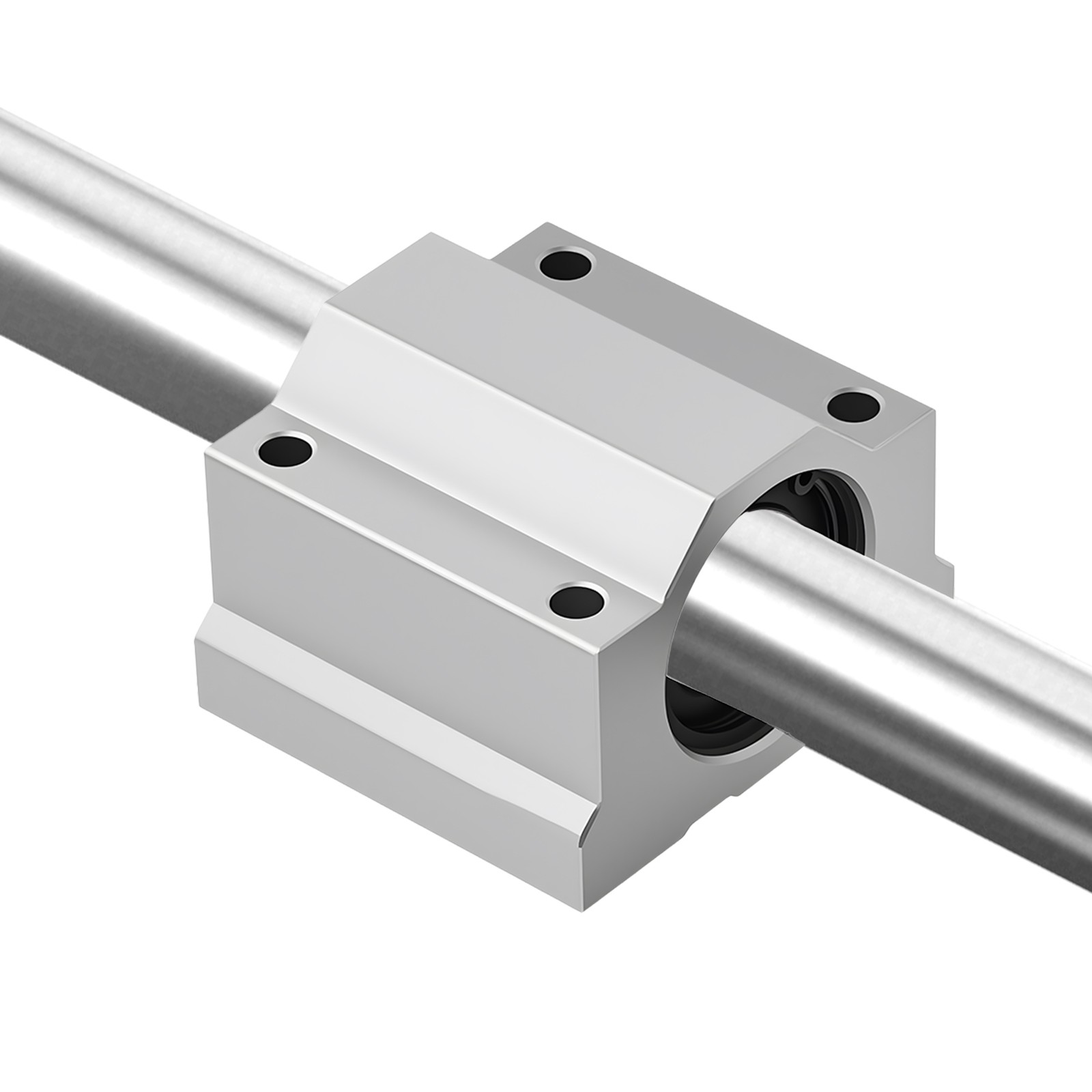 VEVOR Linear Rail Kit SFC25 2Pcs 1000 mm(39.4 in) Guide Rails 4Pcs Slide Blocks