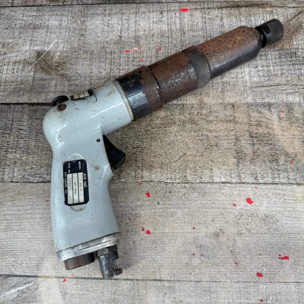 Air Inc Pneumatic Drill Untested Part No 10845