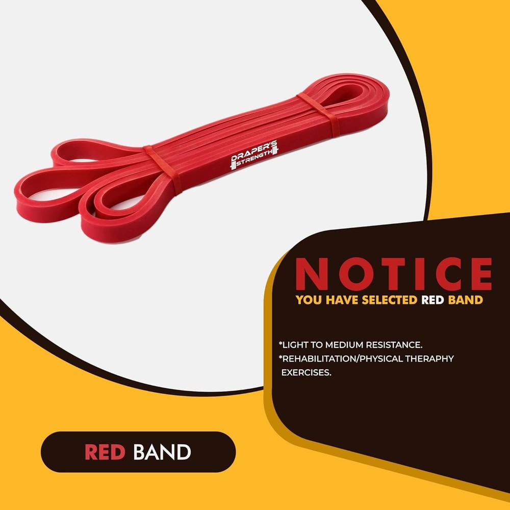 Heavy Duty Resistance Stretch Loop Bands for Powerlifting Training & Pull Ups