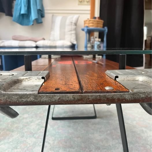 Repurposed Vintage Mac Tools Mechanic’s Creeper Coffee Table