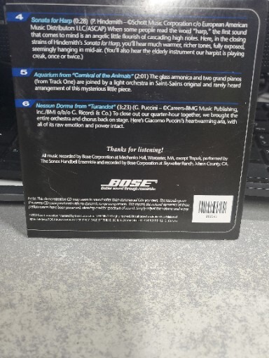 Bose Wave Music System Cd