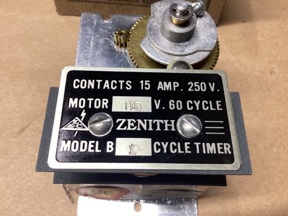 Zenith Cycle Timer Model B - 1 15AMP MOTOR 115 #114F206*CO
