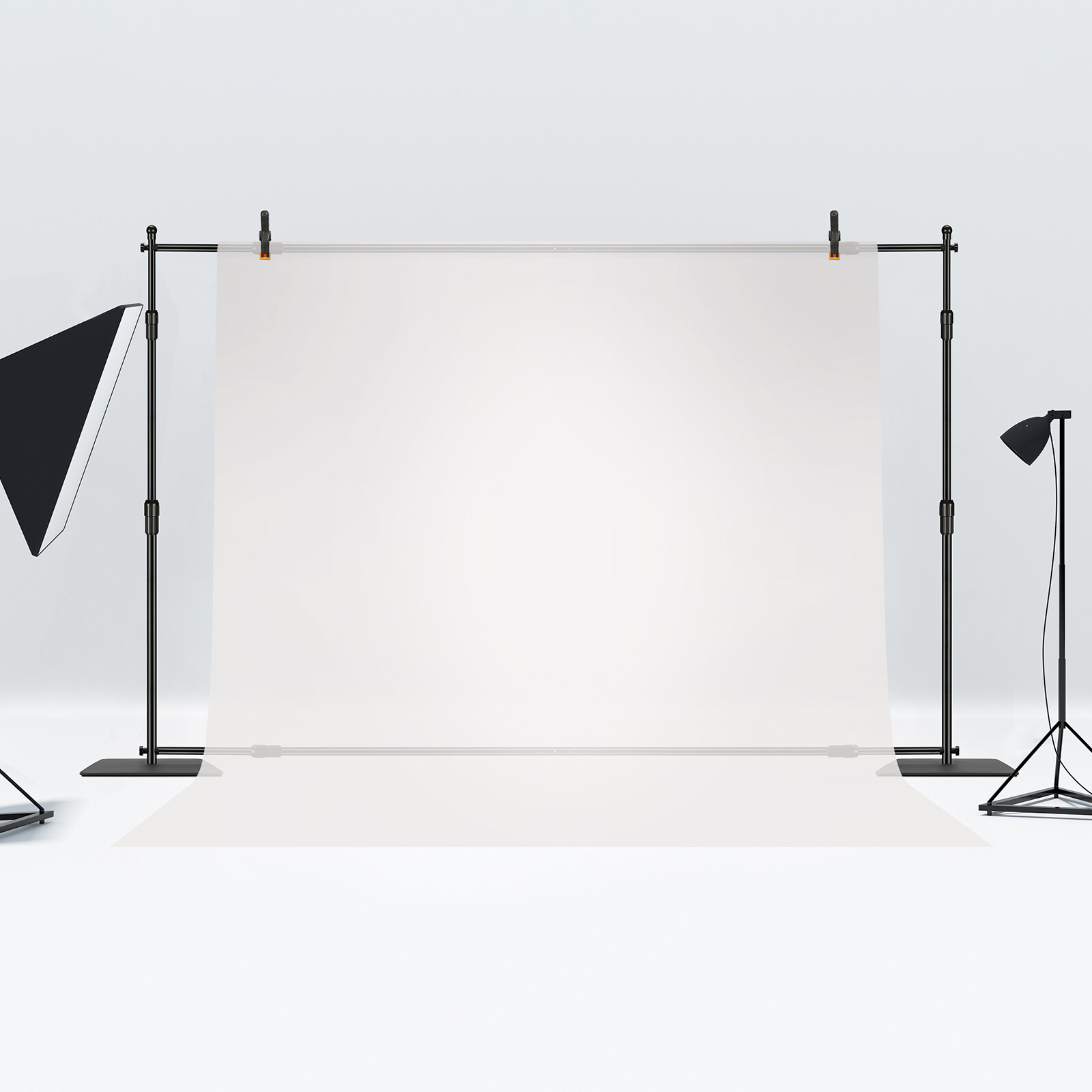 VEVOR Pipe Drape Kit Heavy Duty Backdrop Stand Banner Carbon Steel Base 10x10 ft