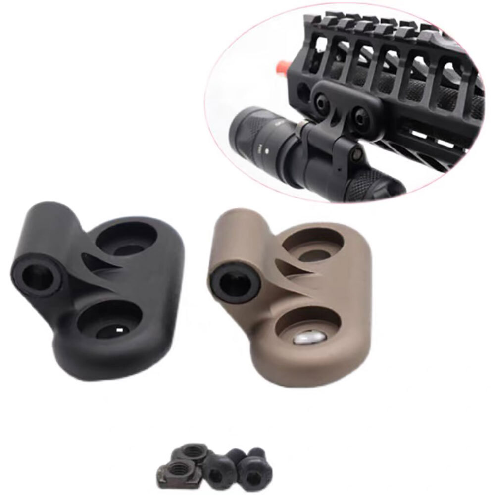 Tactical MLok Offset Light Mount for M640DF M640V-DF M340C Flashlight Mount Base