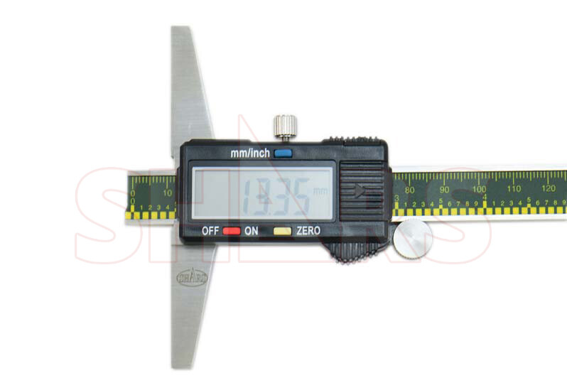 SHARS 0-6" 150MM CALIPER DIGITAL ELECTRONIC DEPTH GAGE GAUGE NEW #]