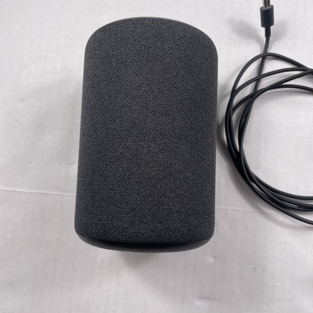 Amazon Echo 3rd Gen R9P2A5 Smart Speaker | Alexa | Black W/ Power Cable Tested