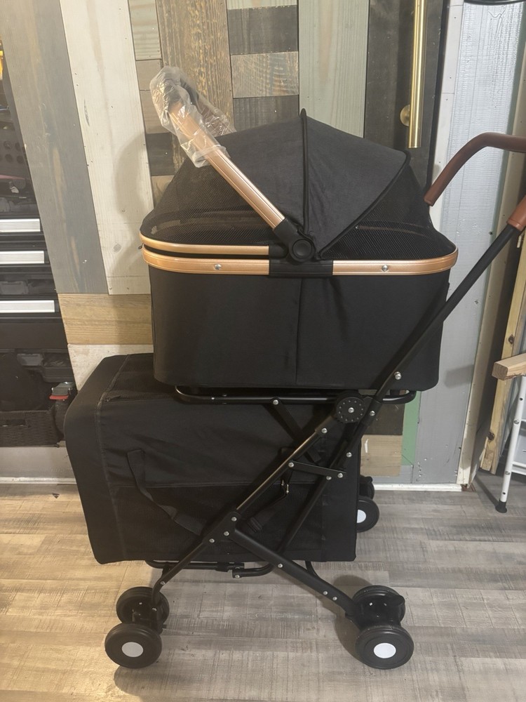 2 Tier Foldable And Separable Pet Stroller