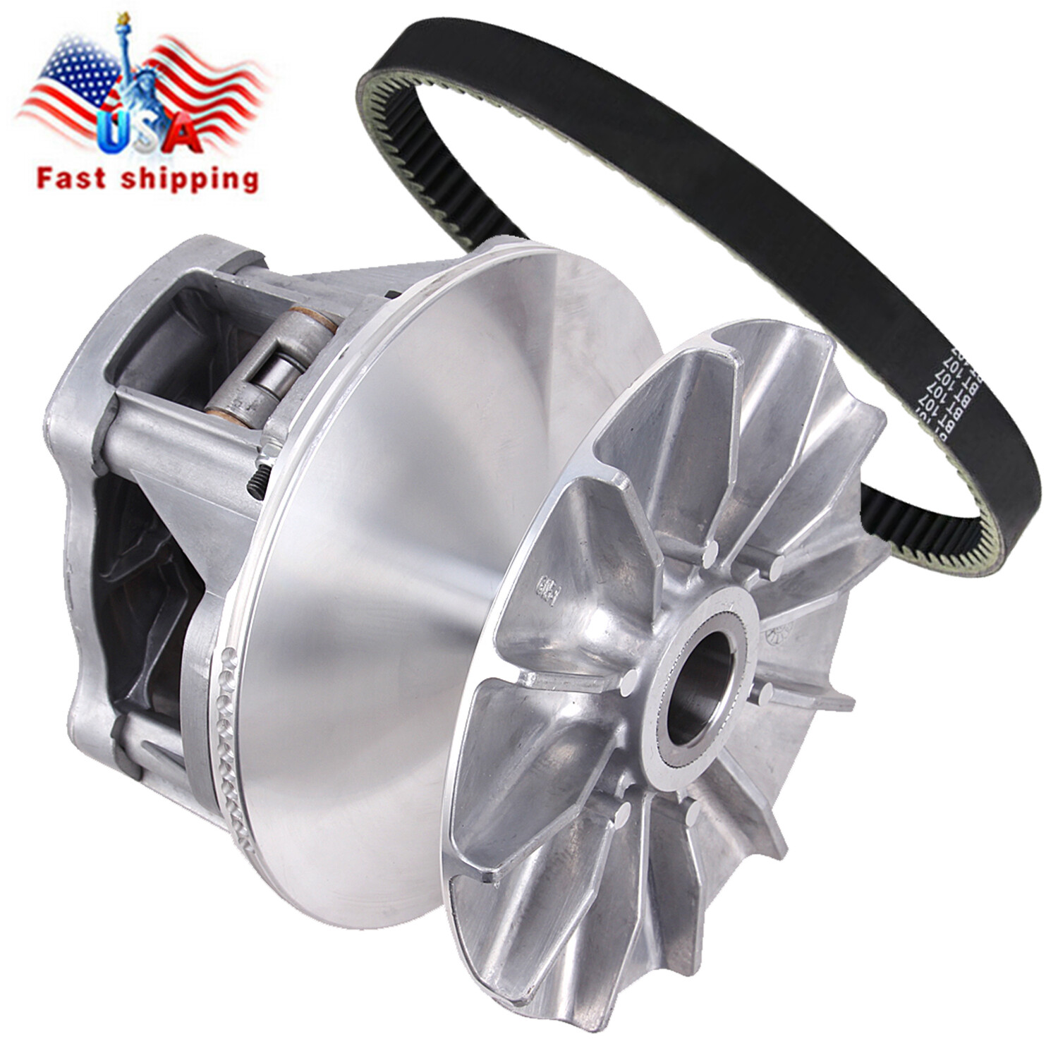 Complete Primary Drive Clutch Kit W/ Drive Belt for Polaris Sportsman 500 96-13