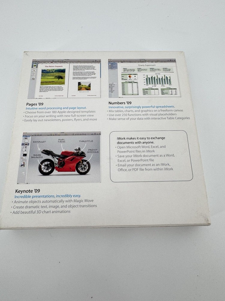 Apple iWork '09 (Retail) - Full Version for Mac MB942Z/A