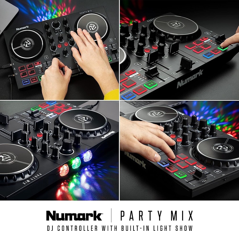 Numark Party Mix DJ Controller with Built In Light Show