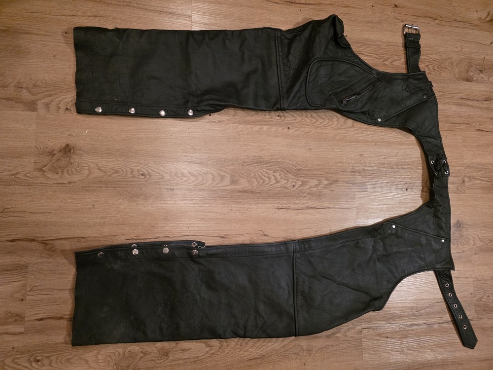 Hot Leathers Motorcycle Chaps Size Medium