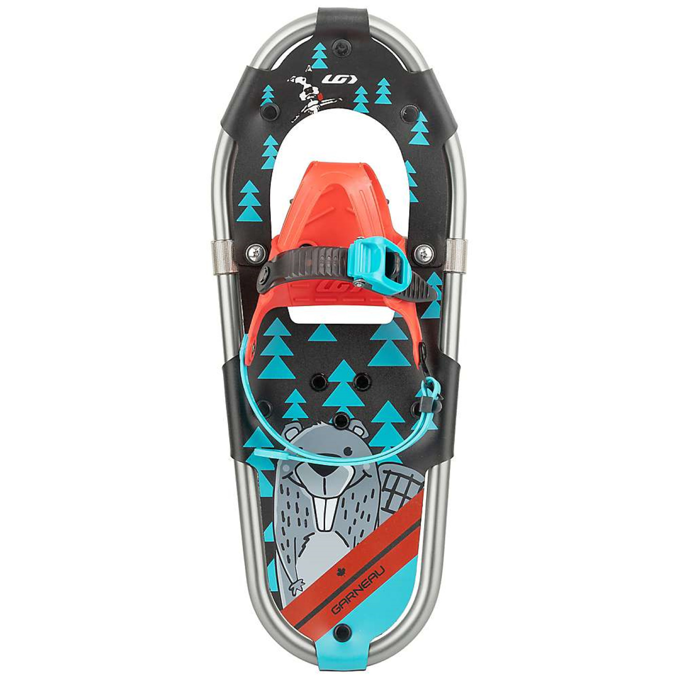 Louis Garneau Felix II 717 Children's Snowshoes 30-80lbs Black/Red