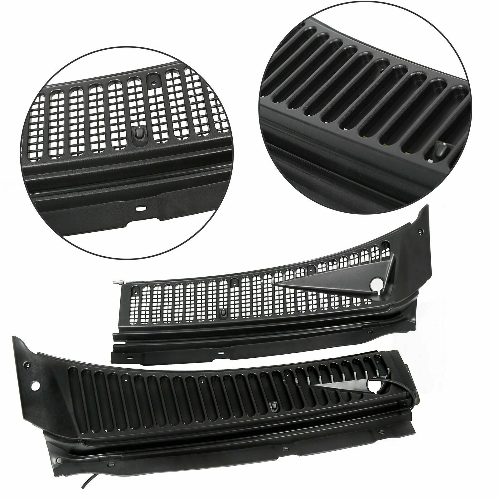 For Ford 99-07 F250 F350 Windshield Wiper Vent Cowl Screen Cover Grille Panel