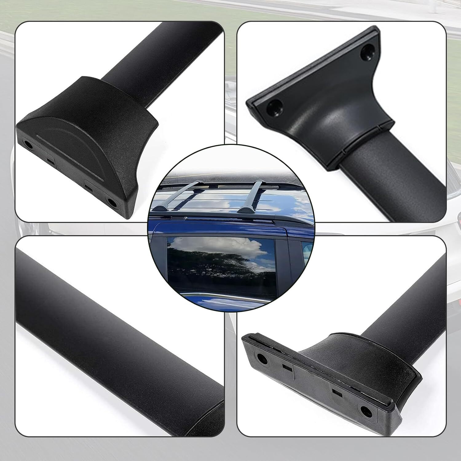 Roof Rack Cross Bar + Roof Side Rail For 2018-2024 Honda Odyssey Luggage Carrier