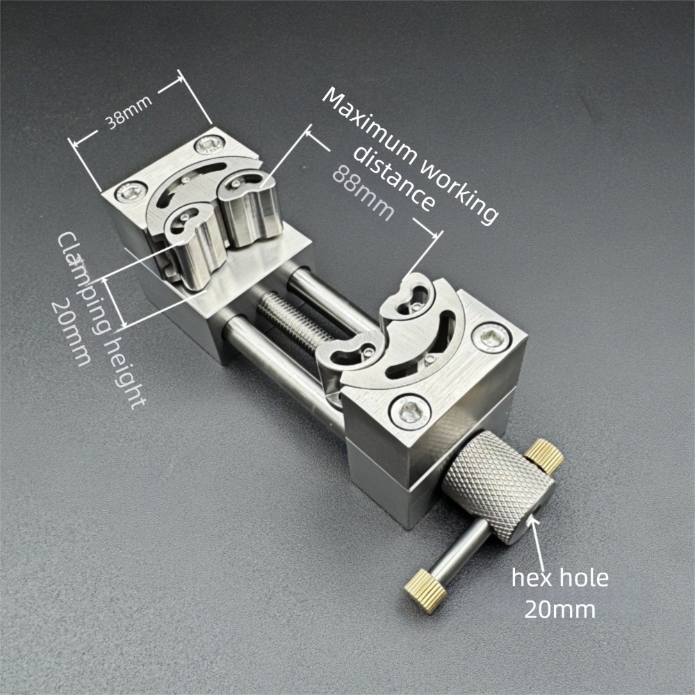 Stainless Steel Mini Vise Watchmaker Grade – Boost Engine Model Accuracy