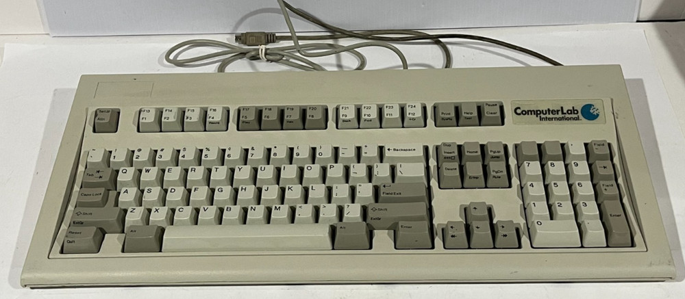 Vintage Computer Lab International Keyboard Wired CLI Curved Model M